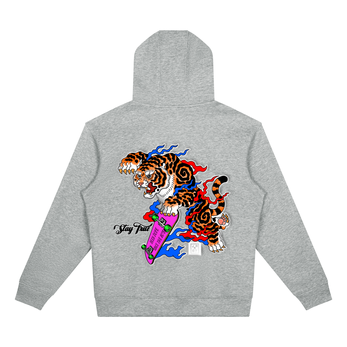 Brooklyn Zoo™ "Sheir-Khan" Drop Shoulder Full Zip Hoodie
