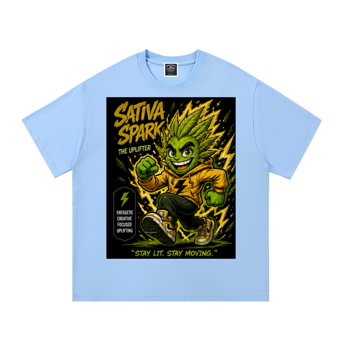 Sparksky & Dutch™ "Sativa Spark" Cotton T-Shirt