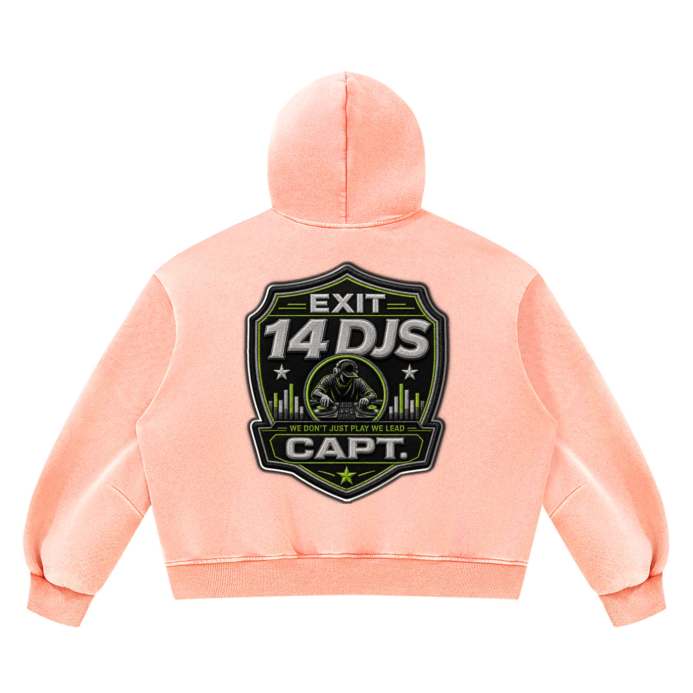 "Exit 14"  Vintage Wash Barrel Leg Fleece Sweatsuit