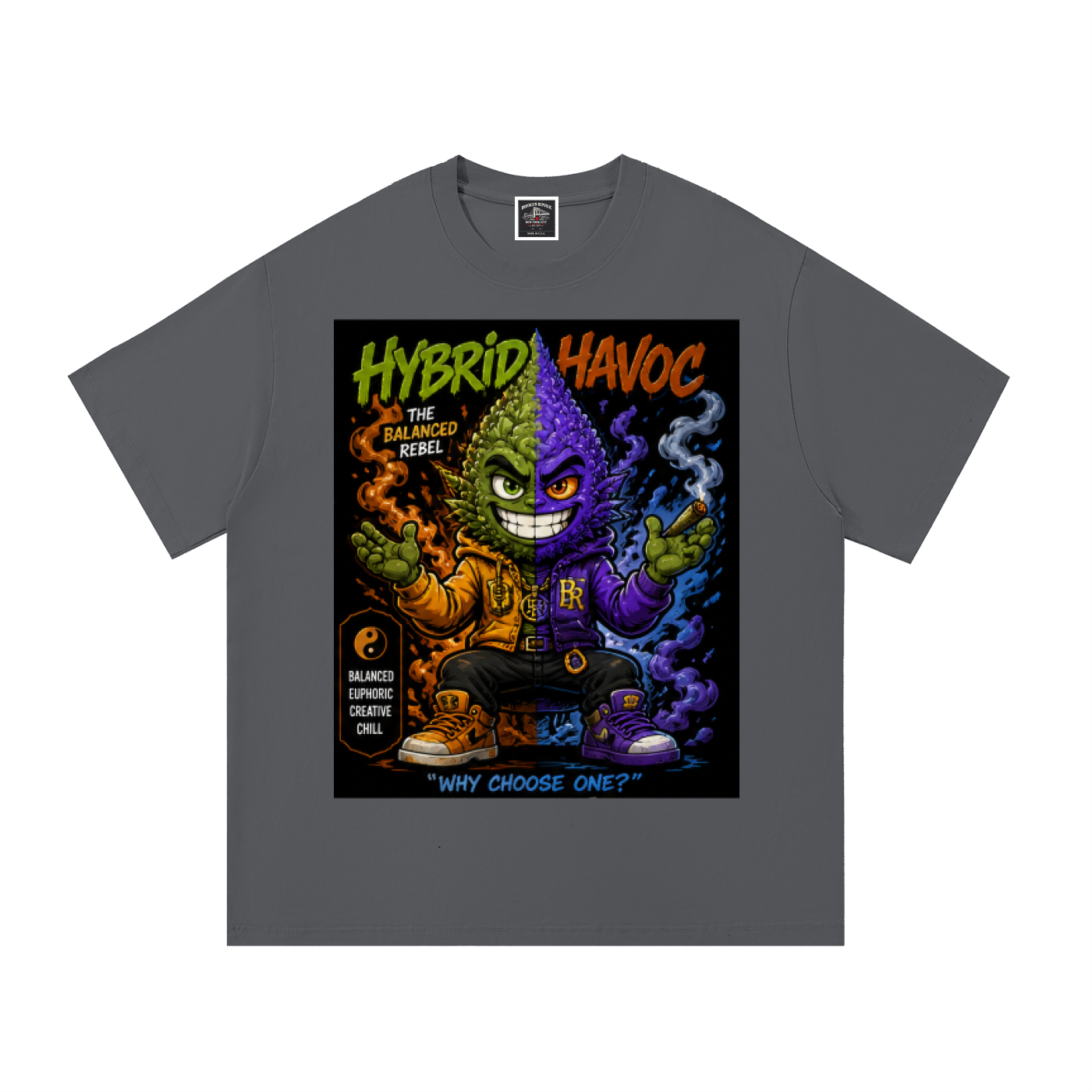 Sparksky & Dutch™ "Hybrid Havoc" Cotton T-Shirt