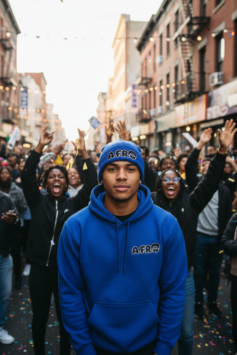 A.F.R.O™ Embroidered Cuffed Beanie
