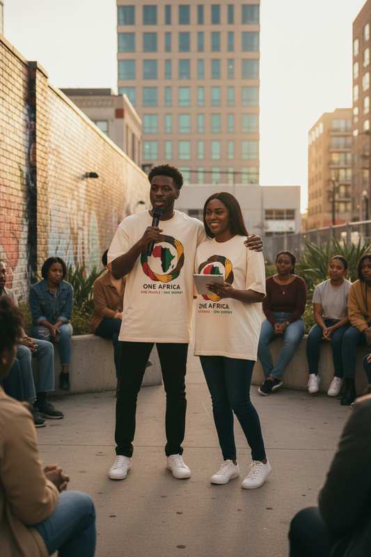 Sankofa™ "One Africa" Cotton T-Shirt