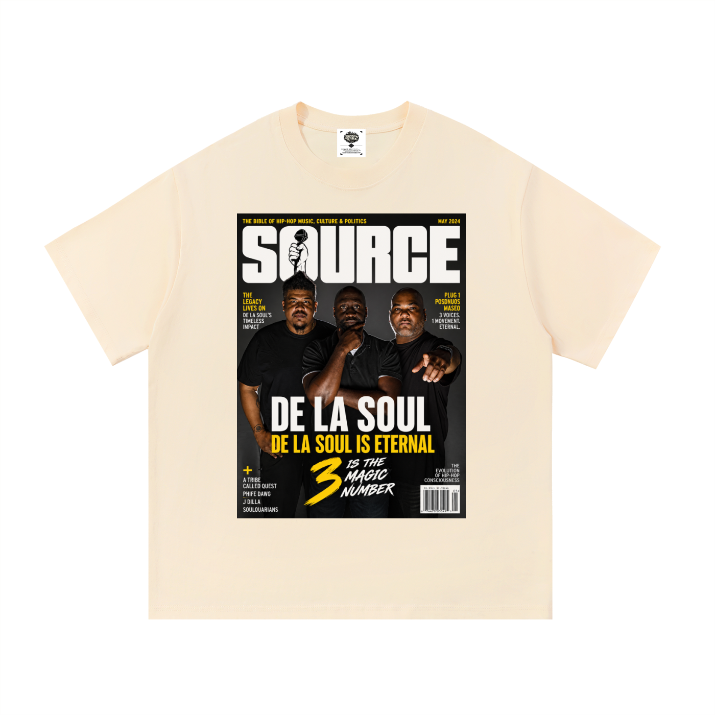 “No. 3” Cotton T-Shirt