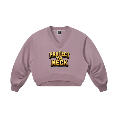 PYN™ Women’s Crop V-Neck Sweatshirt
