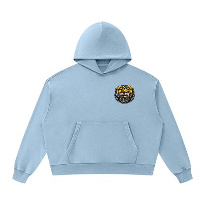 Basement Kemist™ “Buddha Palmz” Mineral Wash Boxy Full-Zip and Pullover Set