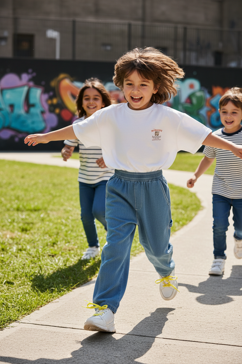 Brooklyn Republic Essentials™ Kid’s Vintage Wash Straight Leg Jeans