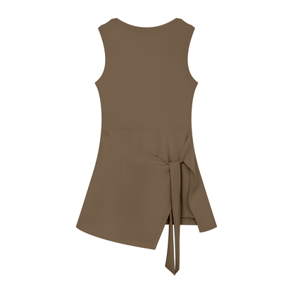 "Brooklyn Republic Essentials" Women’s A-Line Sleeveless Dress