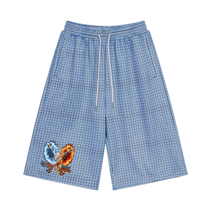 PYN™ "The Final Chamber" Plaid Drawstring Short Set