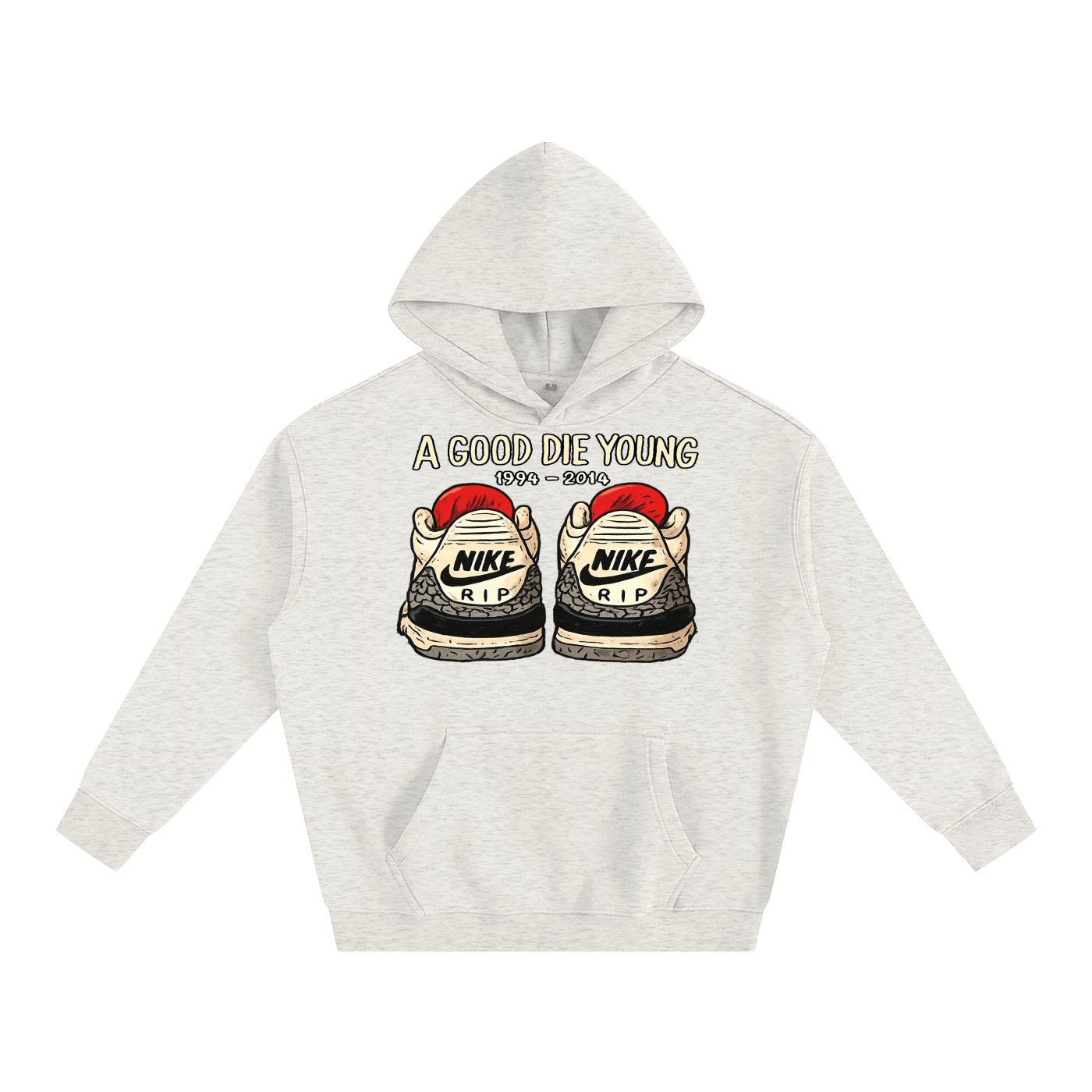 "FOREVER YOUNG" Oversize Fleeced Hoodie