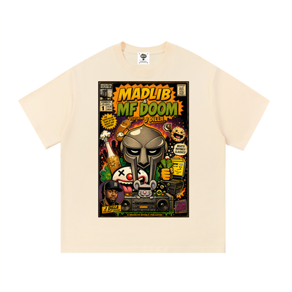 "The Adventures of MadLib and MF Doom" Cotton T-Shirt
