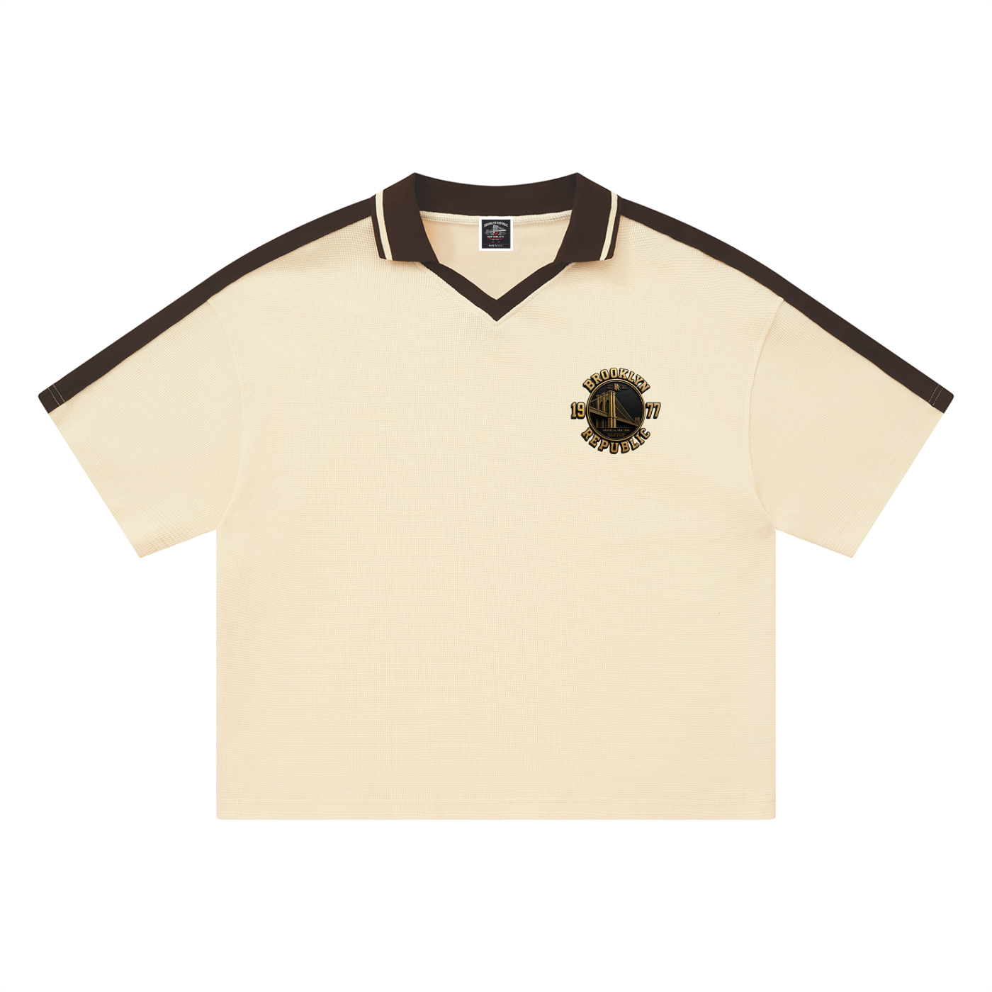 "Golden Standard" Color Block Polo Shirt