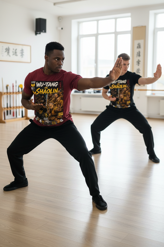PYN™ "Wu-Tang vs. Shaolin" Cotton T-Shirt