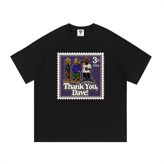 "Thank you, Dave" Postal Stamp Cotton T-Shirt