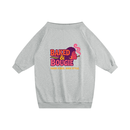 Sparksky & Dutch™ "Baked & Bougie" Women's Off-the-Shoulder Dress