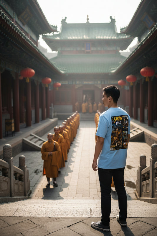 PYN™ "Shaolin Style" Cotton T-Shirt