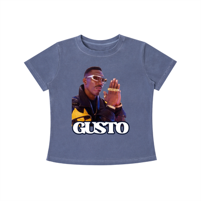 "Gusto" Vintage Wash Slim Fit T-shirt