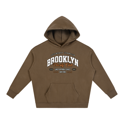 "Varsity Club" Oversize Fleeced Hoodie