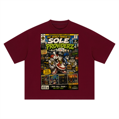 "The World Famous Sole Providerz" Boxy Oversized T-Shirt