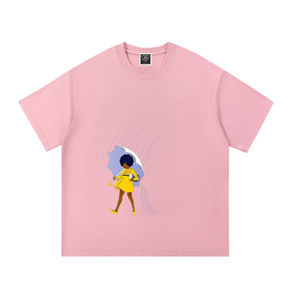 "When it Pours, on the Poor" Cotton T-Shirt