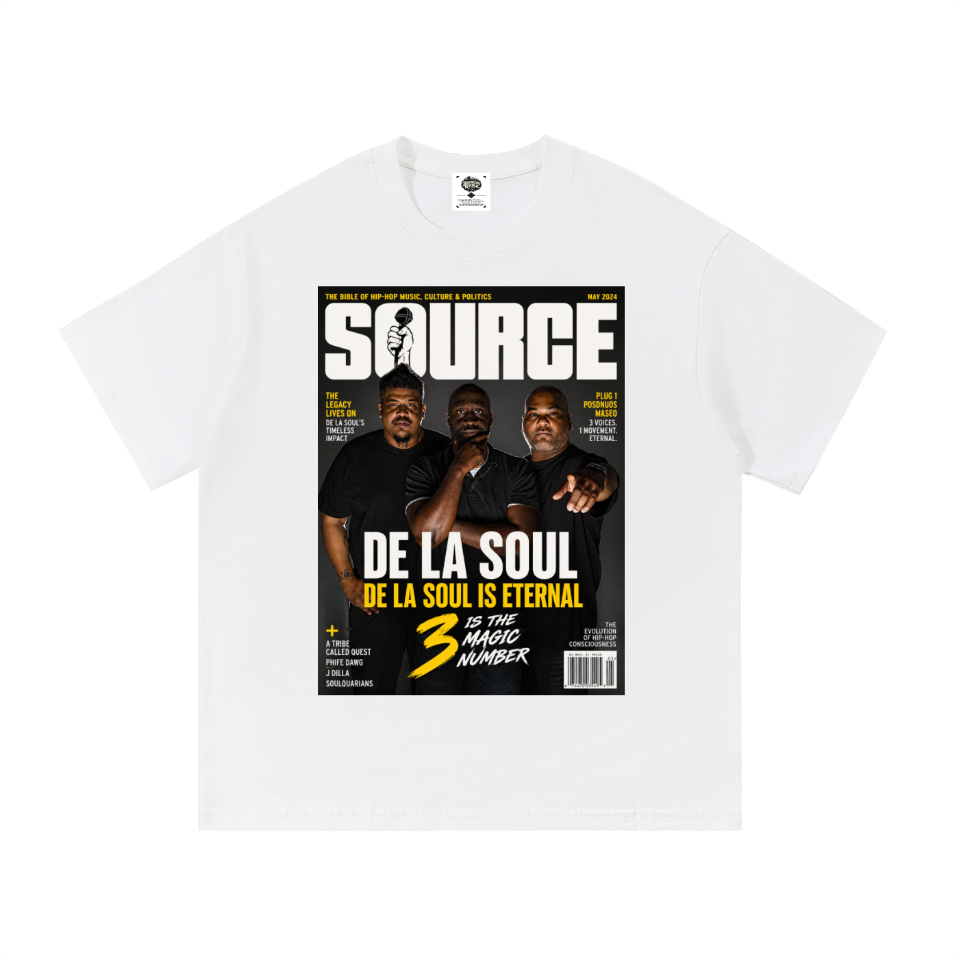 “No. 3” Cotton T-Shirt