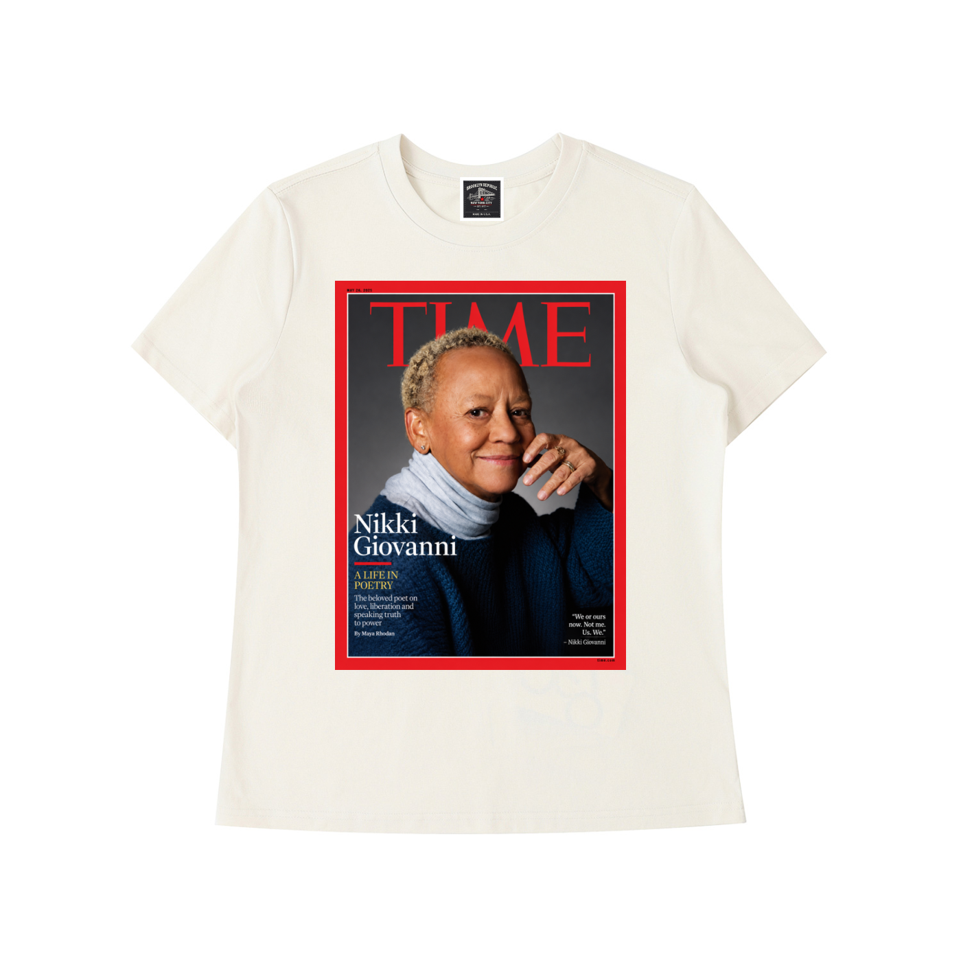 "Nikki Giovanni" Women's Cotton T-Shirt