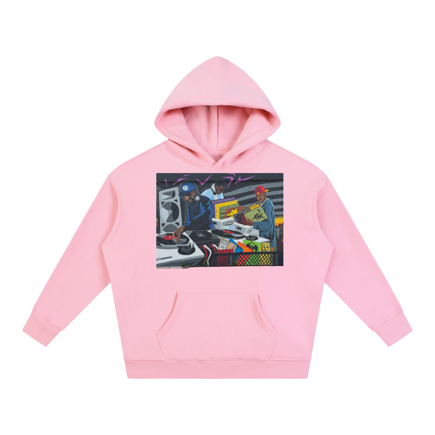 "CHUGHES 4 EVA" Oversize Fleeced Hoodie