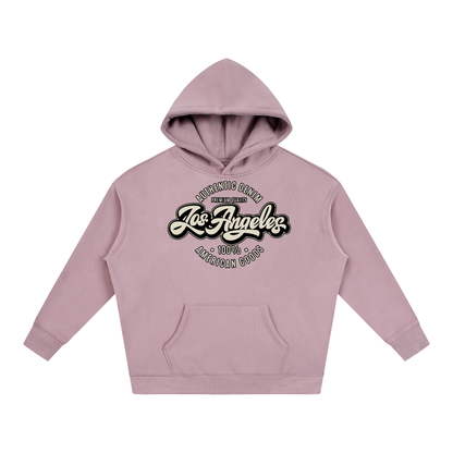 “LA Denim Mfg.” Oversize Fleeced Hoodie