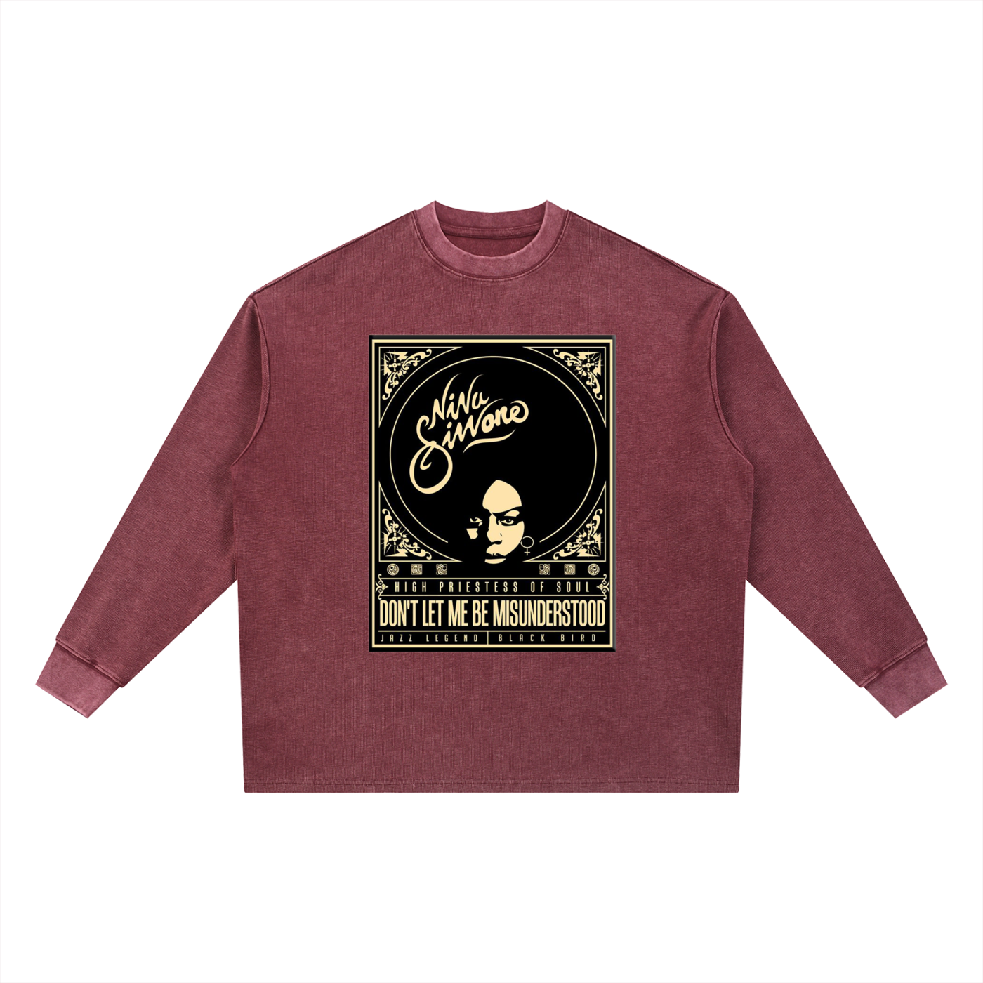 "Misunderstood" Mineral Wash Waffle Oversized T-Shirt