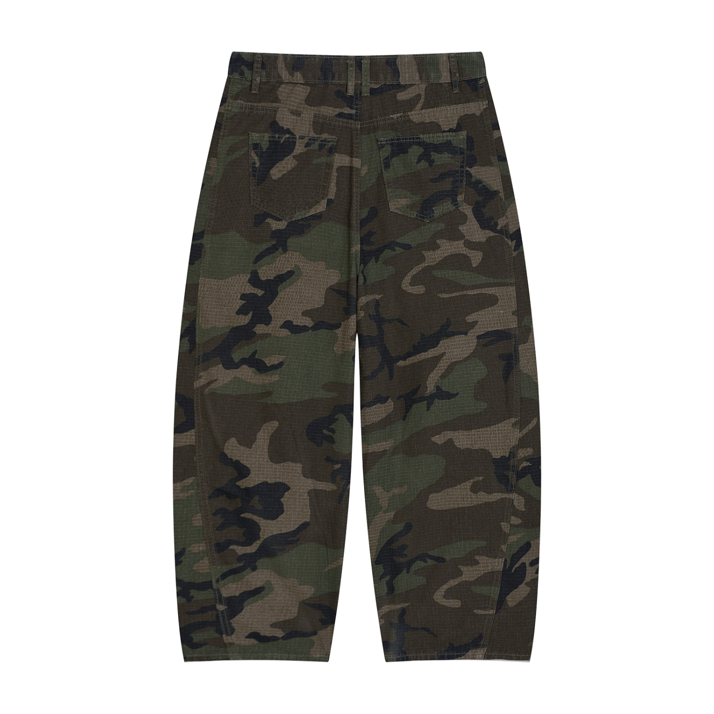 "Brooklyn Republic Essentials" Men’s Camo Barrel Leg Cargo Pants