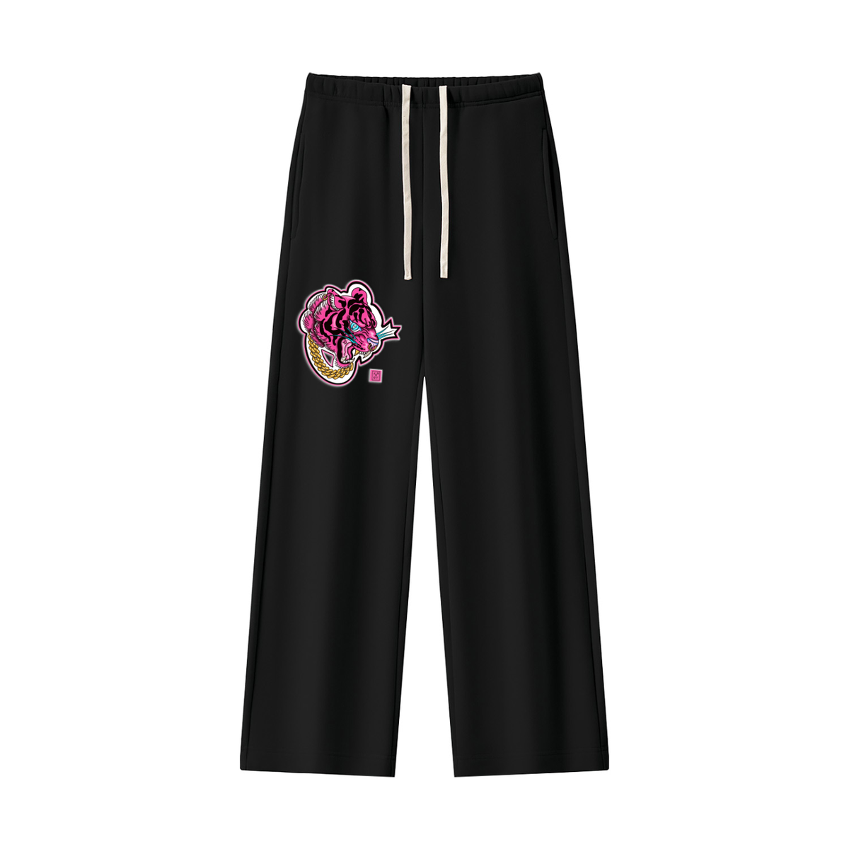 Brooklyn Zoo "Tiger Style" Women's Straight Leg Fleece Set