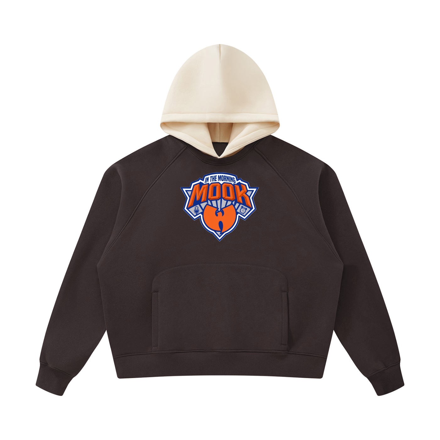 PYN™ "Mook in the Morning" Fleece Raglan Color Block Hoodie