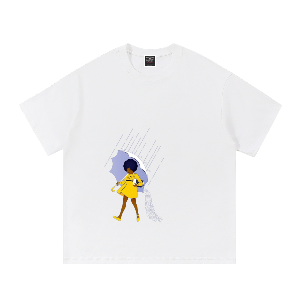 "When it Pours, on the Poor" Cotton T-Shirt