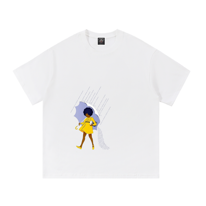 "When it Pours, on the Poor" Cotton T-Shirt