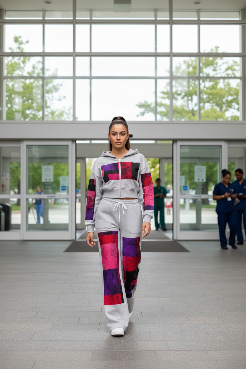 "Body By Brie" Patchwerk Fleece Tracksuit
