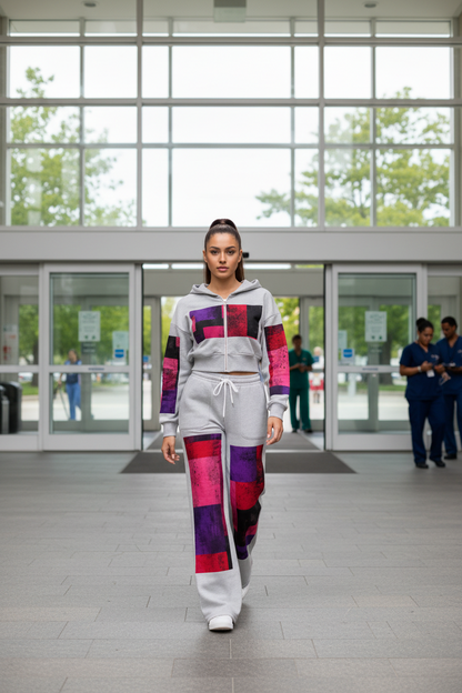 "Body By Brie" Patchwerk Fleece Tracksuit