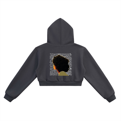 "Worldwide Underground" Cropped Hoodie
