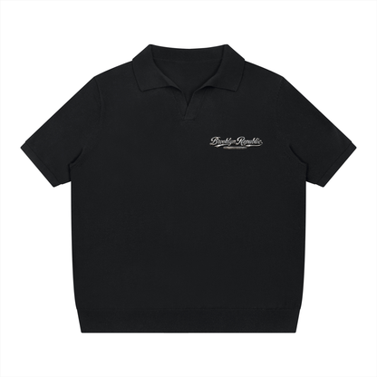 "Brooklyn Republic Essential" Heavyweight Oversized Polo Shirt