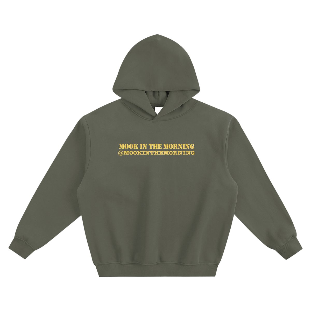 MITM "Morning Wood" Embroidered Fleeced Boxy Hoodie