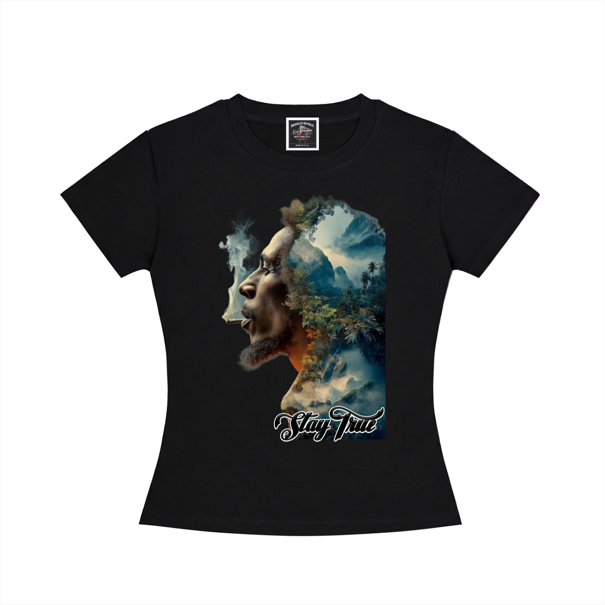 "Gravity of His Presence" Women's Slim Fit Crewneck T-Shirt