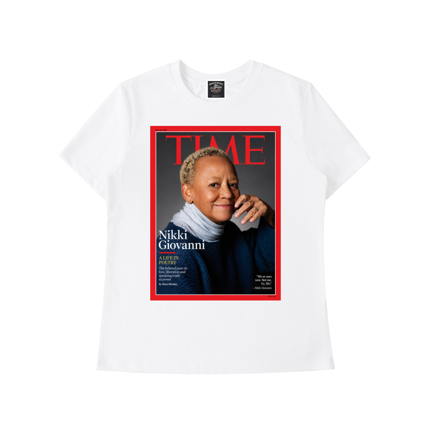 "Nikki Giovanni" Women's Cotton T-Shirt