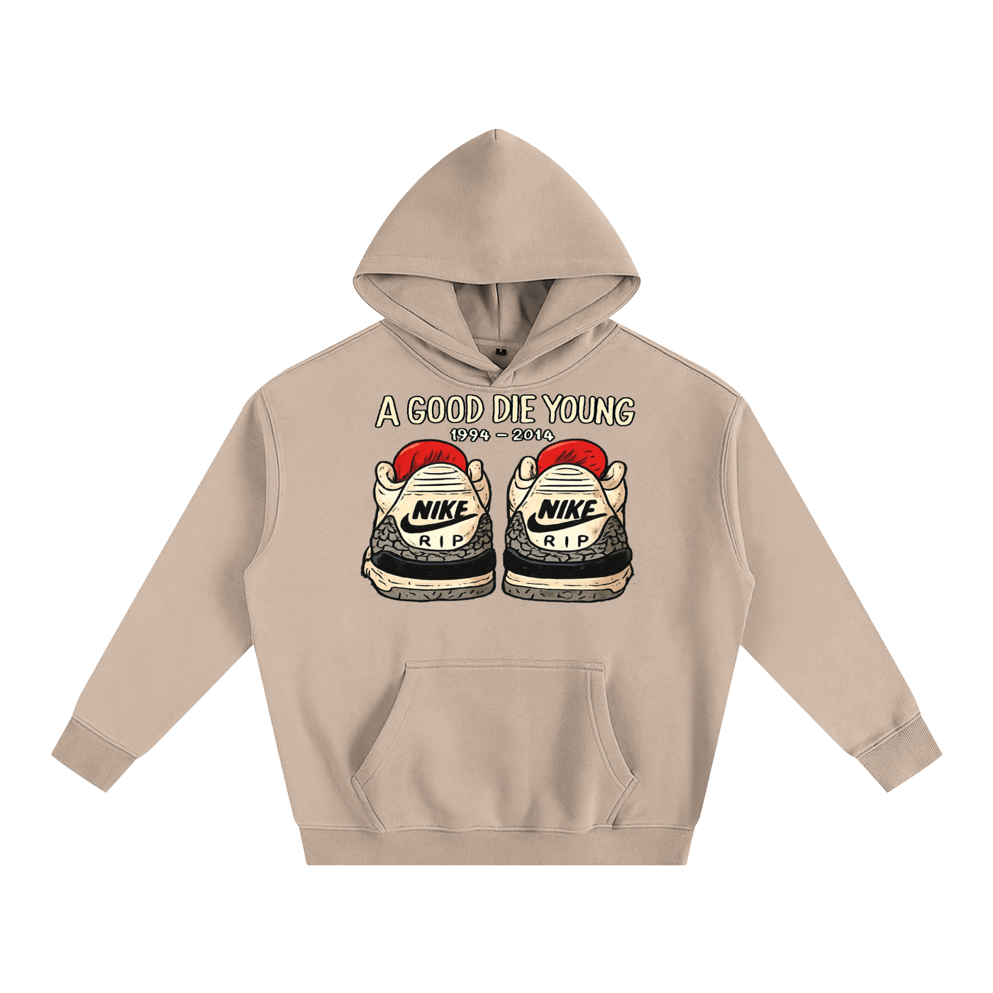 "FOREVER YOUNG" Oversize Fleeced Hoodie