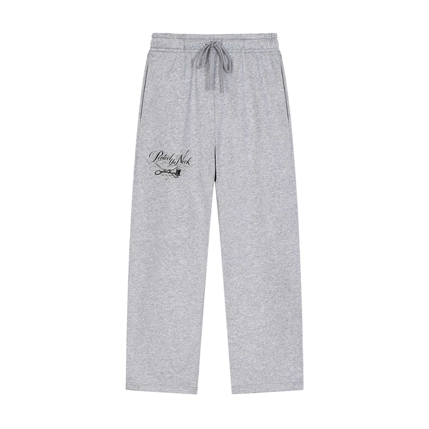 PYN™ x BKRP™ "Cut & Sew" Solid Color Straight-Leg Sweatpants