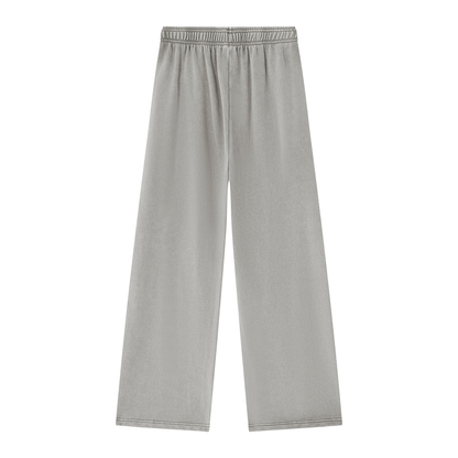 PYN™ "Pretty Girls Love Wu" Women's Mineral Wash Straight Sweatpants