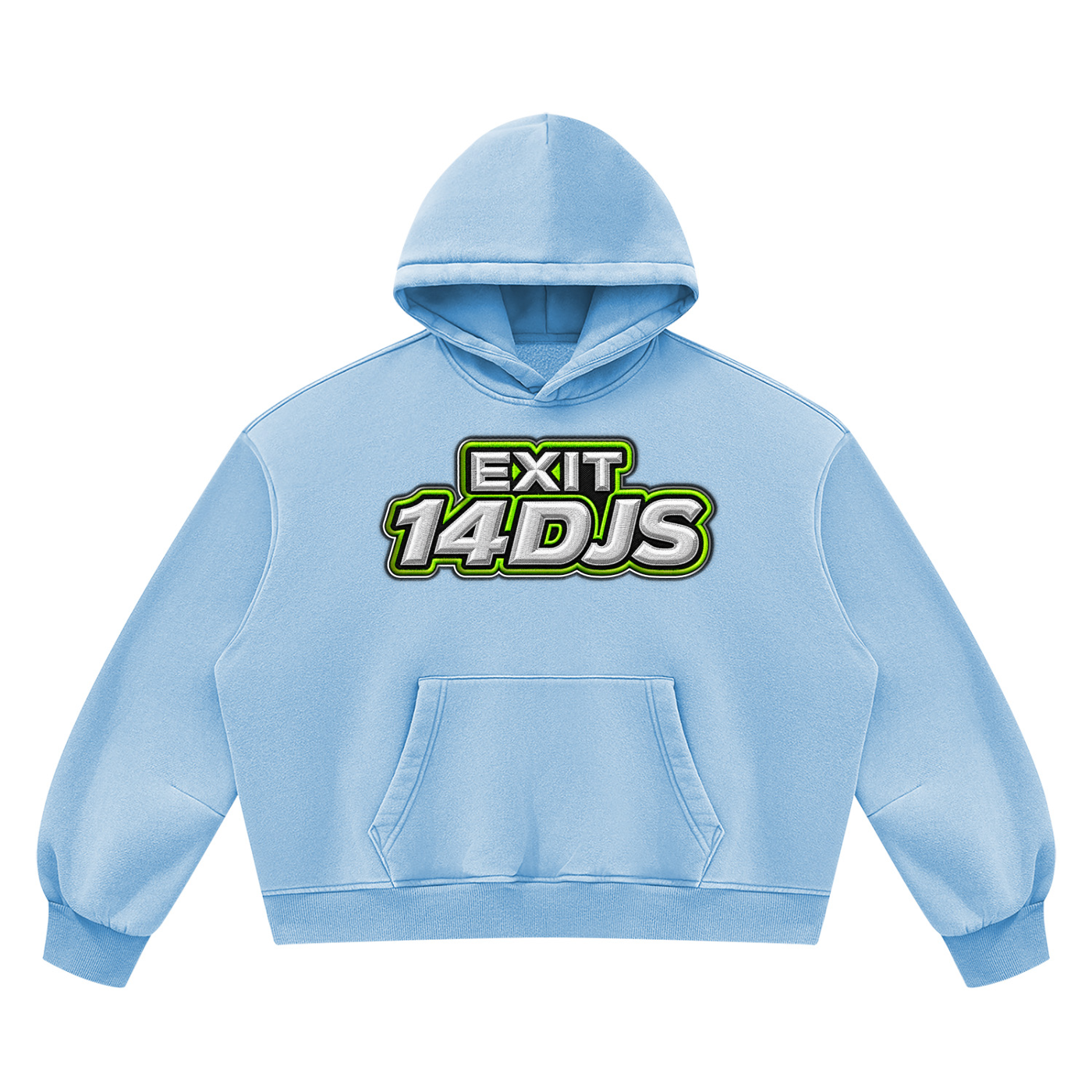"Exit 14"  Vintage Wash Barrel Leg Fleece Sweatsuit