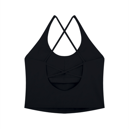 "Brooklyn Strong" Women's Tight Halter Yoga Tank Top