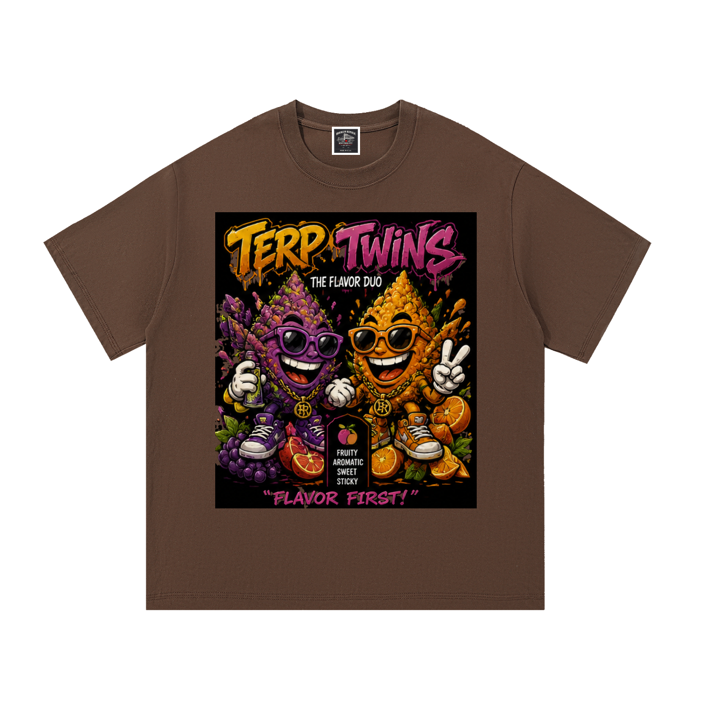 Sparksky & Dutch™ "Terp Twins" Cotton T-Shirt