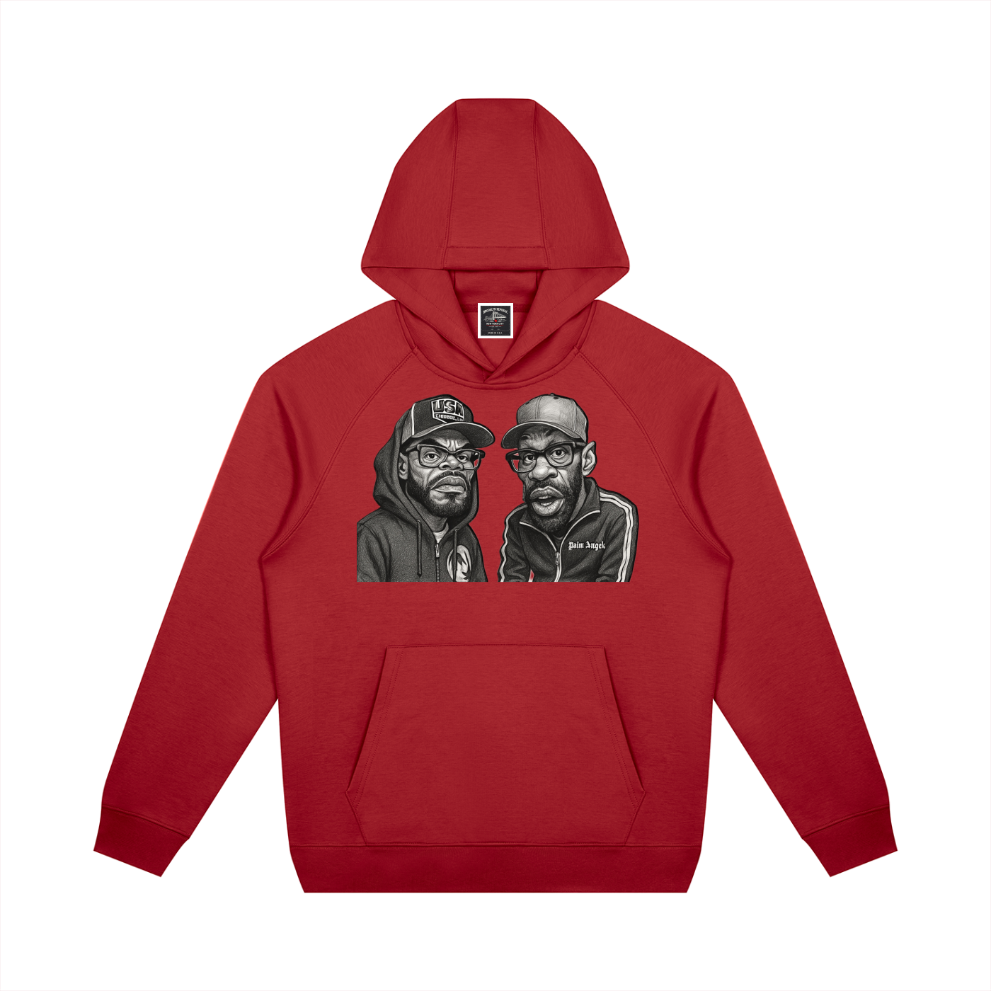 "How High" Oversized Raglan Pullover Hoodie