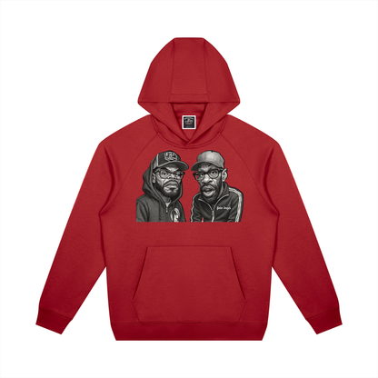 "How High" Oversized Raglan Pullover Hoodie