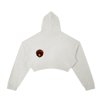 "Worldwide Underground" Essential Cropped Hoodie
