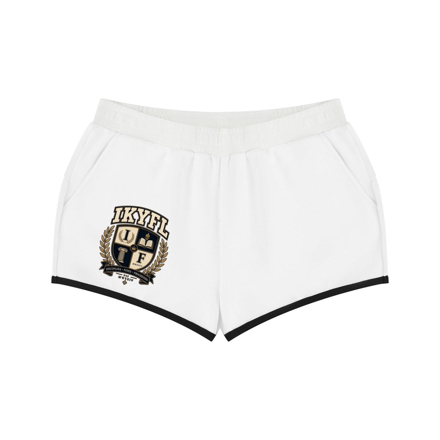 "IKYFL" Women's Retro Contrast Shorts